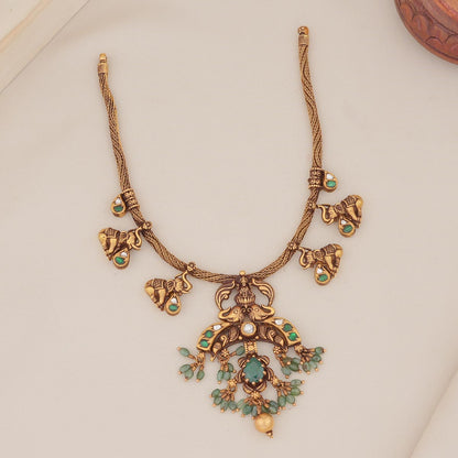 Classy Antique Short Necklace