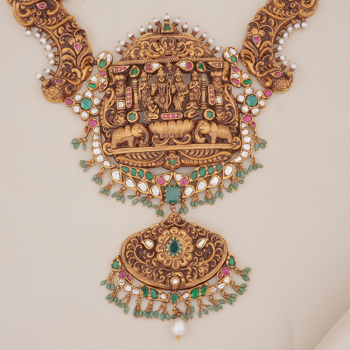 Divine Encarved Antique Necklace