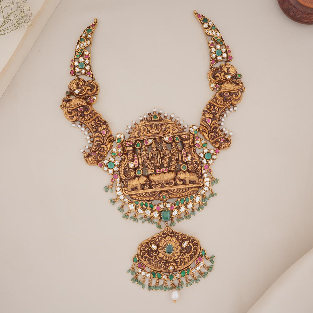 Divine Encarved Antique Necklace