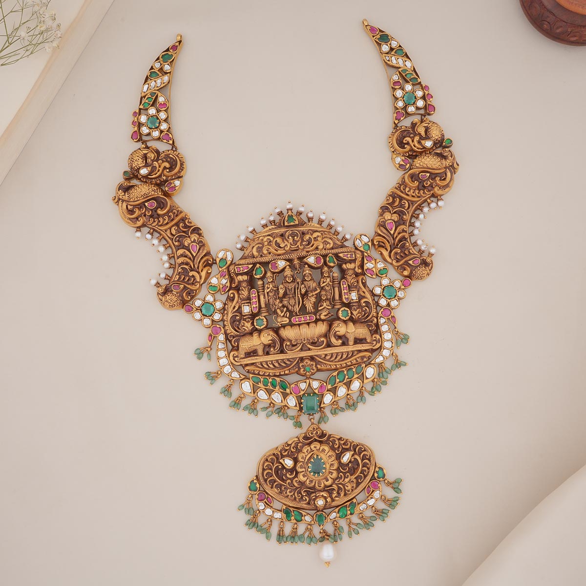 Divine Encarved Antique Necklace