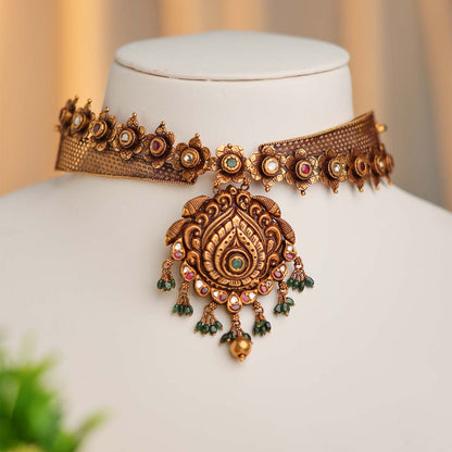 Parvisha Antique Short Necklace
