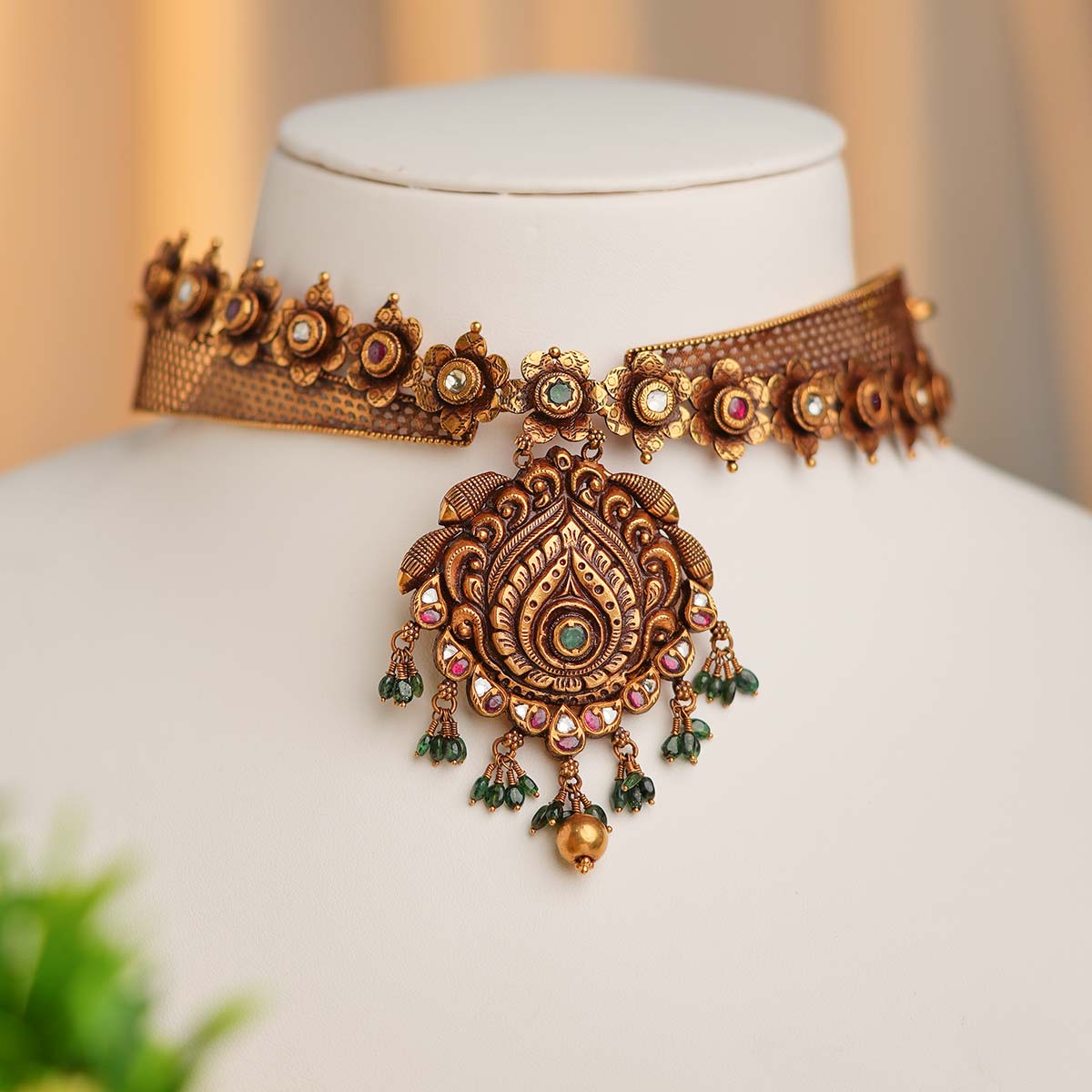 Parvisha Antique Short Necklace