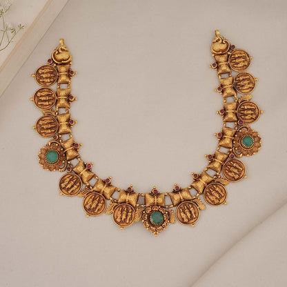 Dharshini Antique Short Necklace