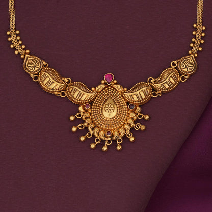 Aashikha Antique Short Necklace