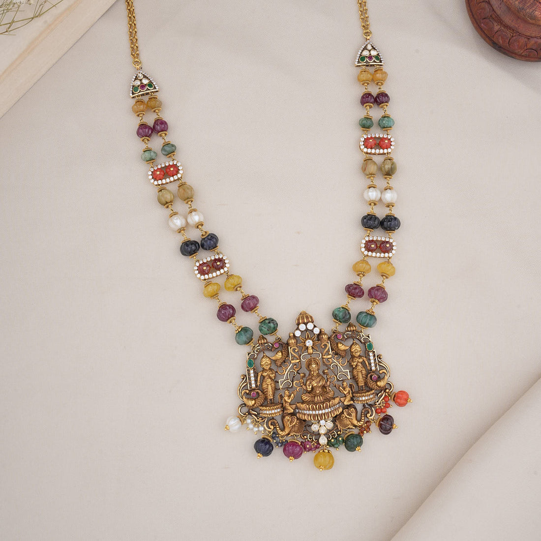 Beautiful Lakshmi Victorian Long Necklace
