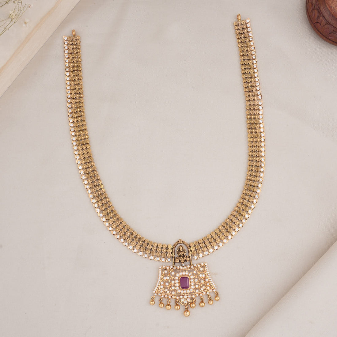 Shinning Nagas Antique Long Necklace