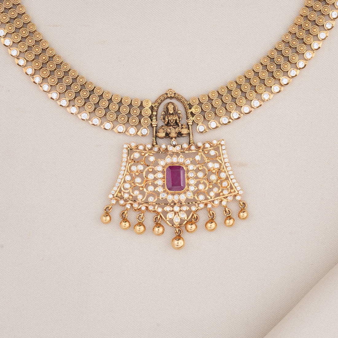 Shinning Nagas Antique Long Necklace