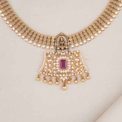Shinning Nagas Antique Long Necklace
