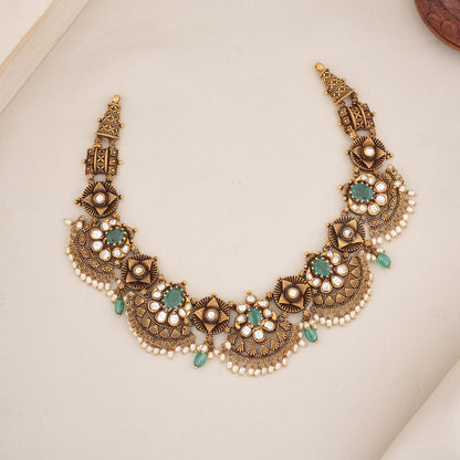 Royal Essence Antique Short Necklace