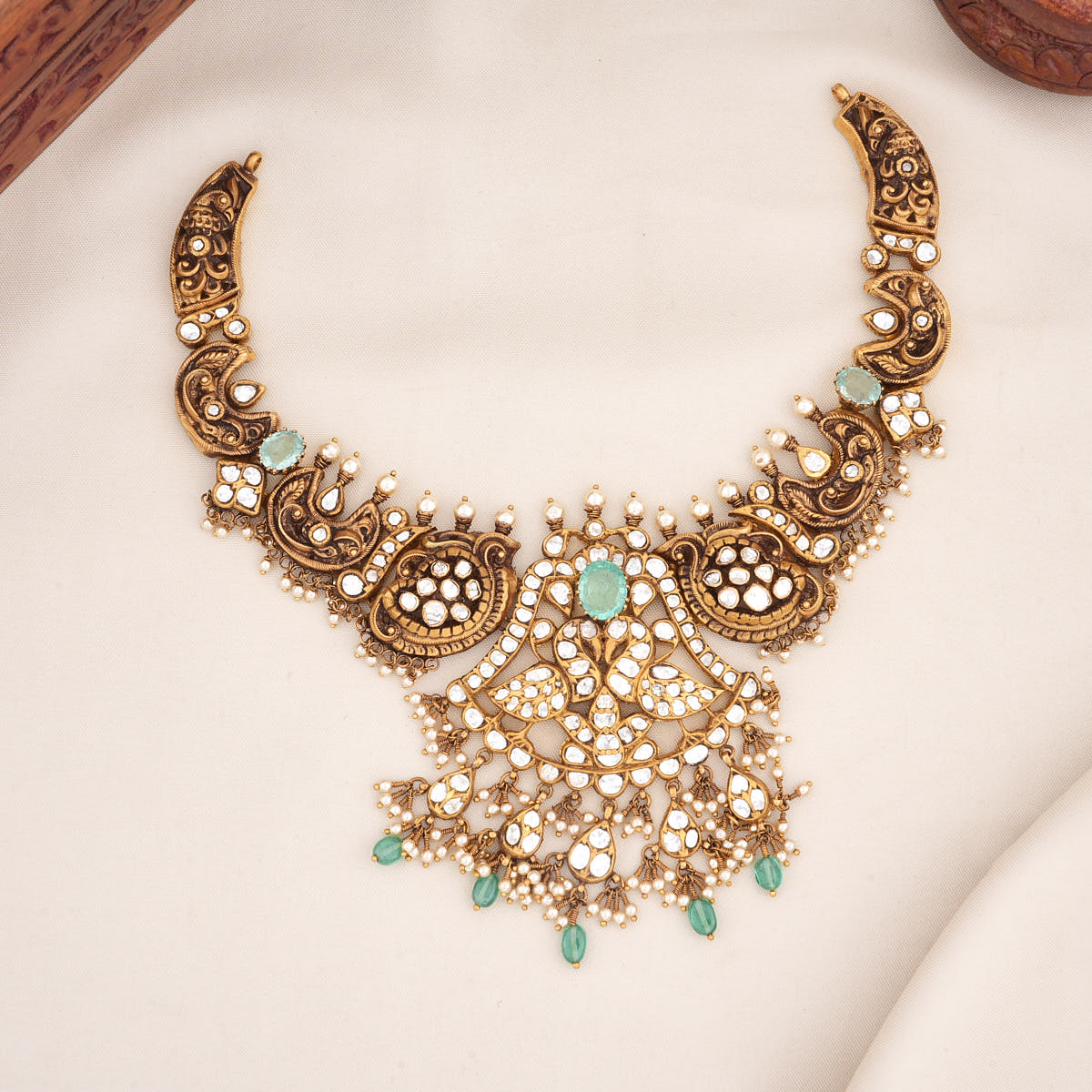 Srinikaa Antique Short Necklace