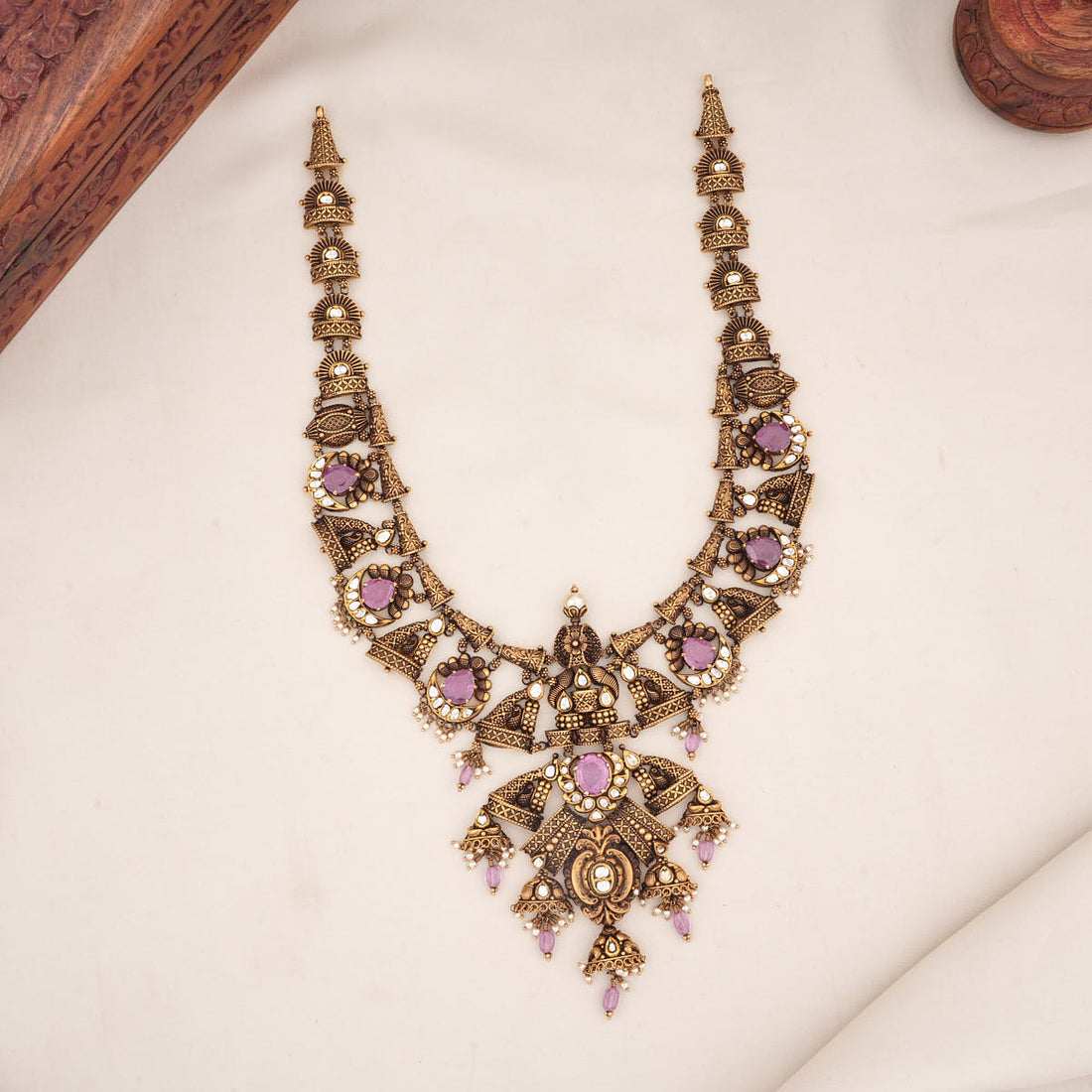 Sithikaa Antique Long Necklace