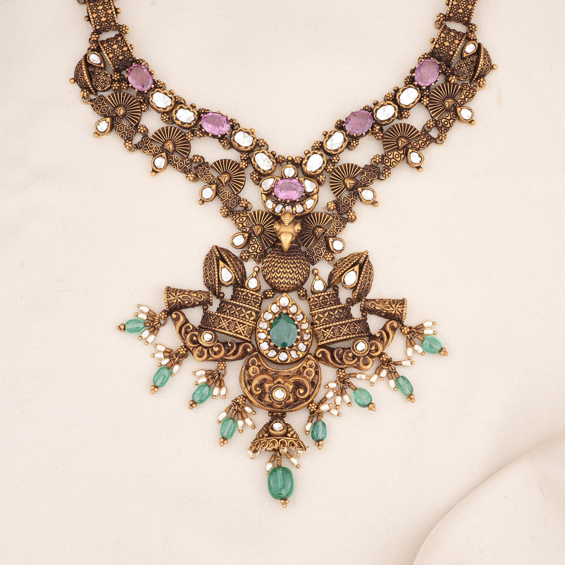 Falisha Antique Short Necklace