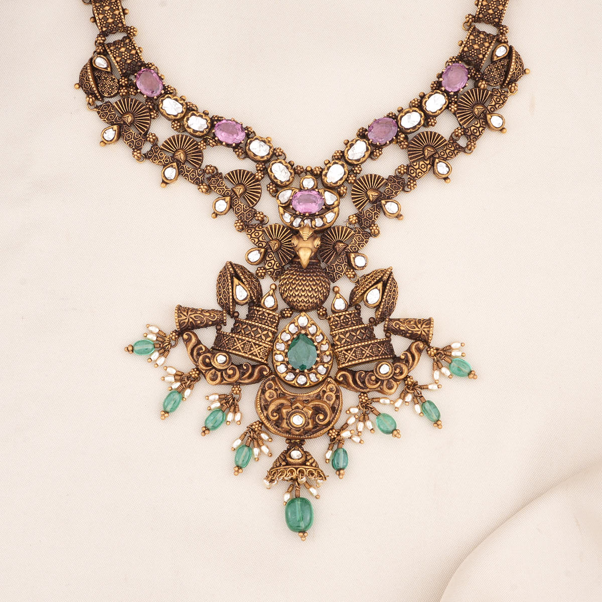 Falisha Antique Short Necklace