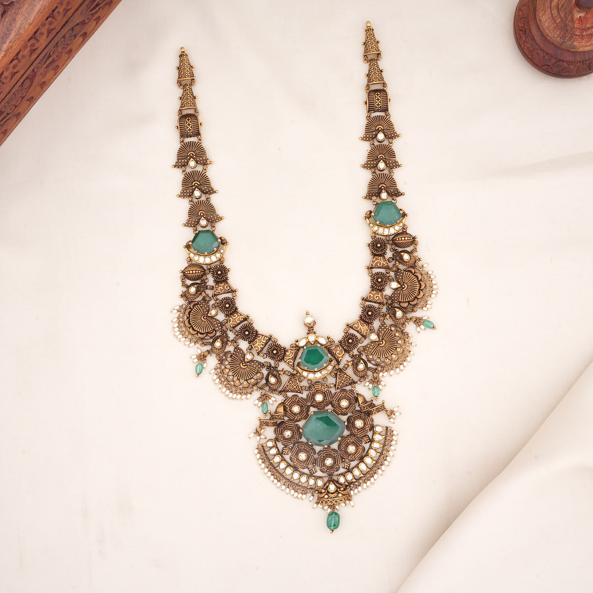 Gorgeous Nagas Antique Long Necklace