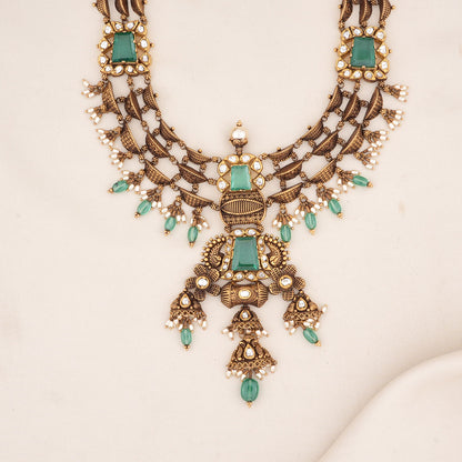 Grandeur Nagas Antique Long Necklace