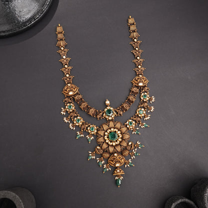 Venitha Antique Long Necklace