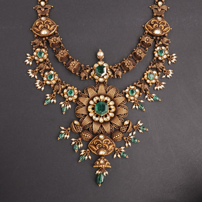 Venitha Antique Long Necklace