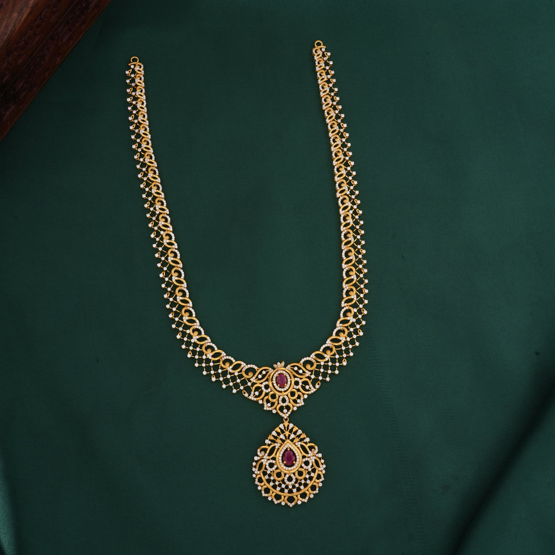 Sparkle Charm Long Necklace
