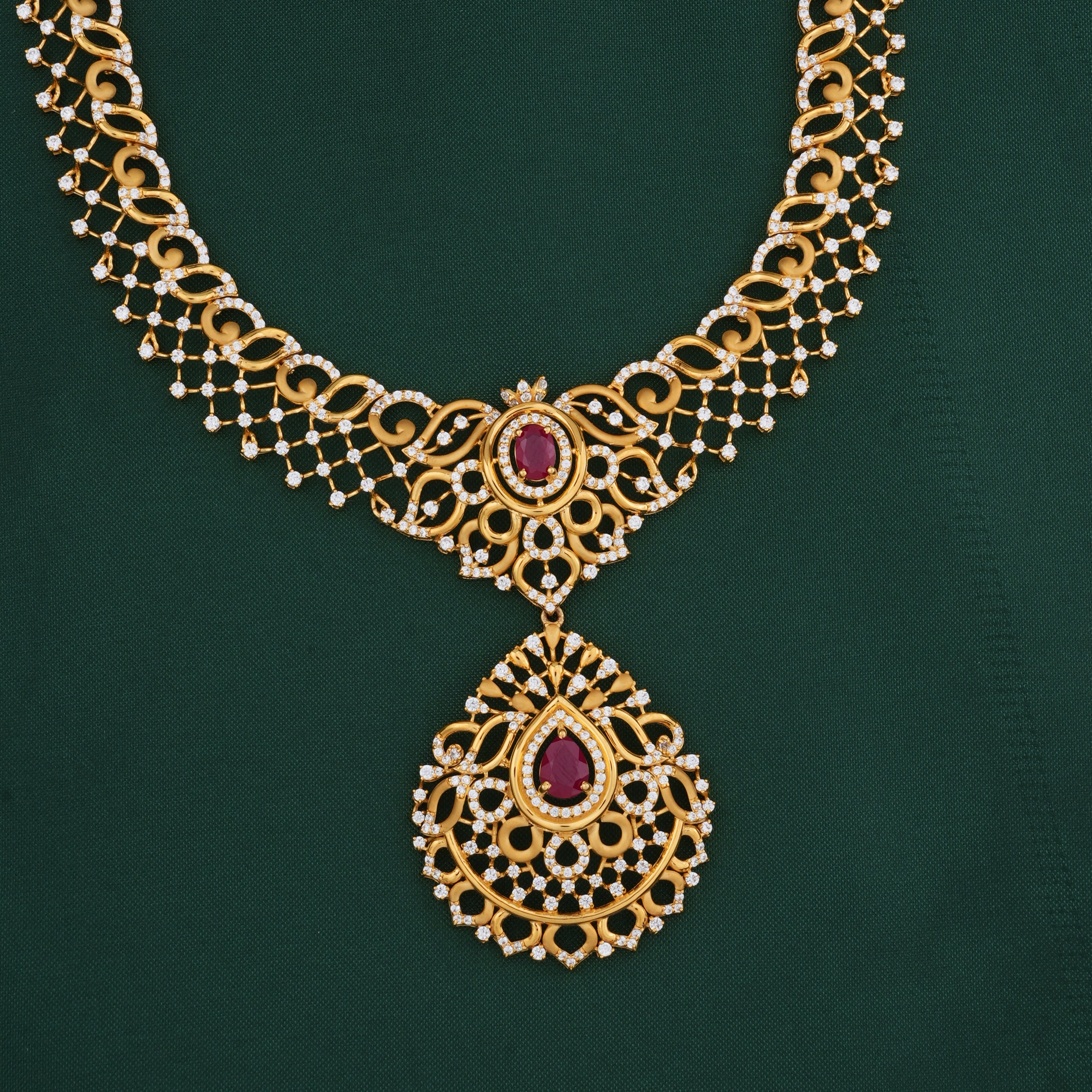 Sparkle Charm Long Necklace