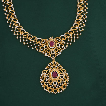 Sparkle Charm Long Necklace