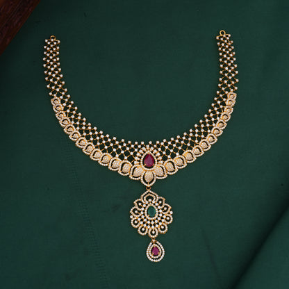 Sparkle Charm Short Necklace