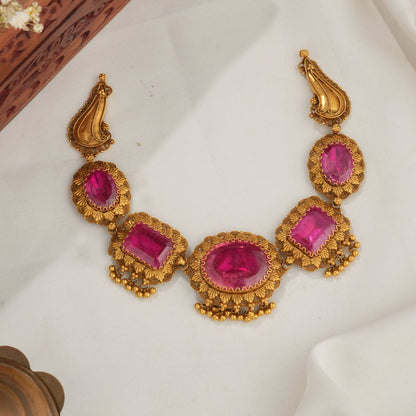 Bright and Brilliance Antique Short Necklace