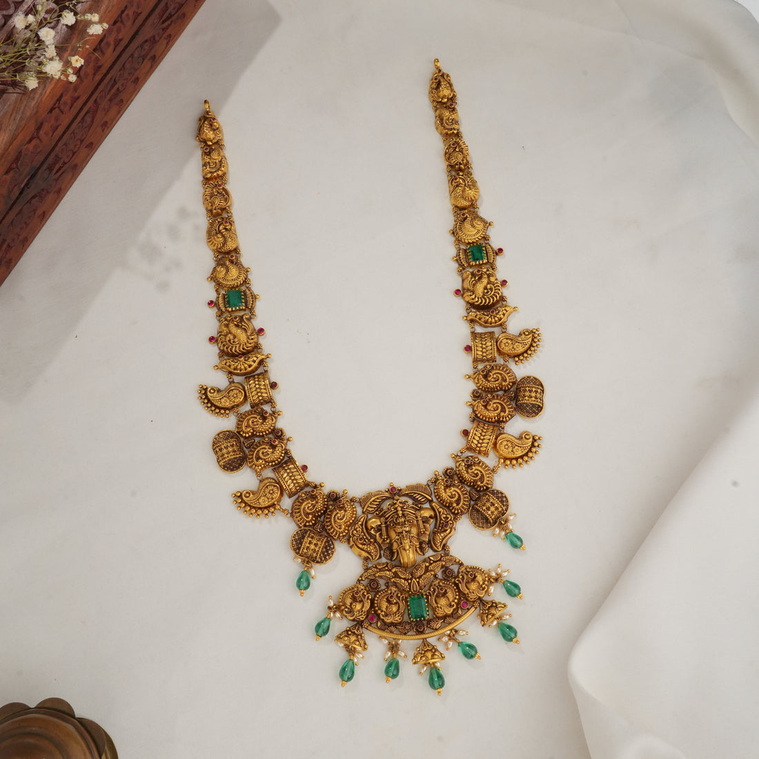 Temple Worth Wearing Antique Long Necklace