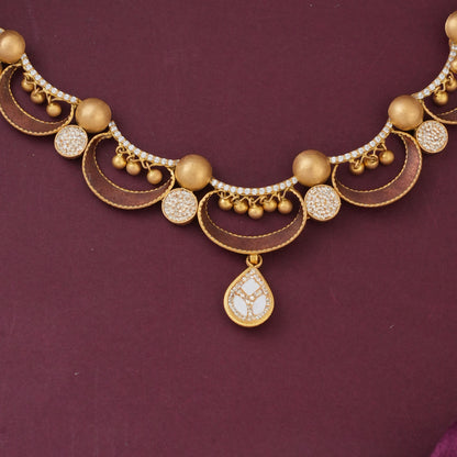 Gorgeous Antique Short Necklace