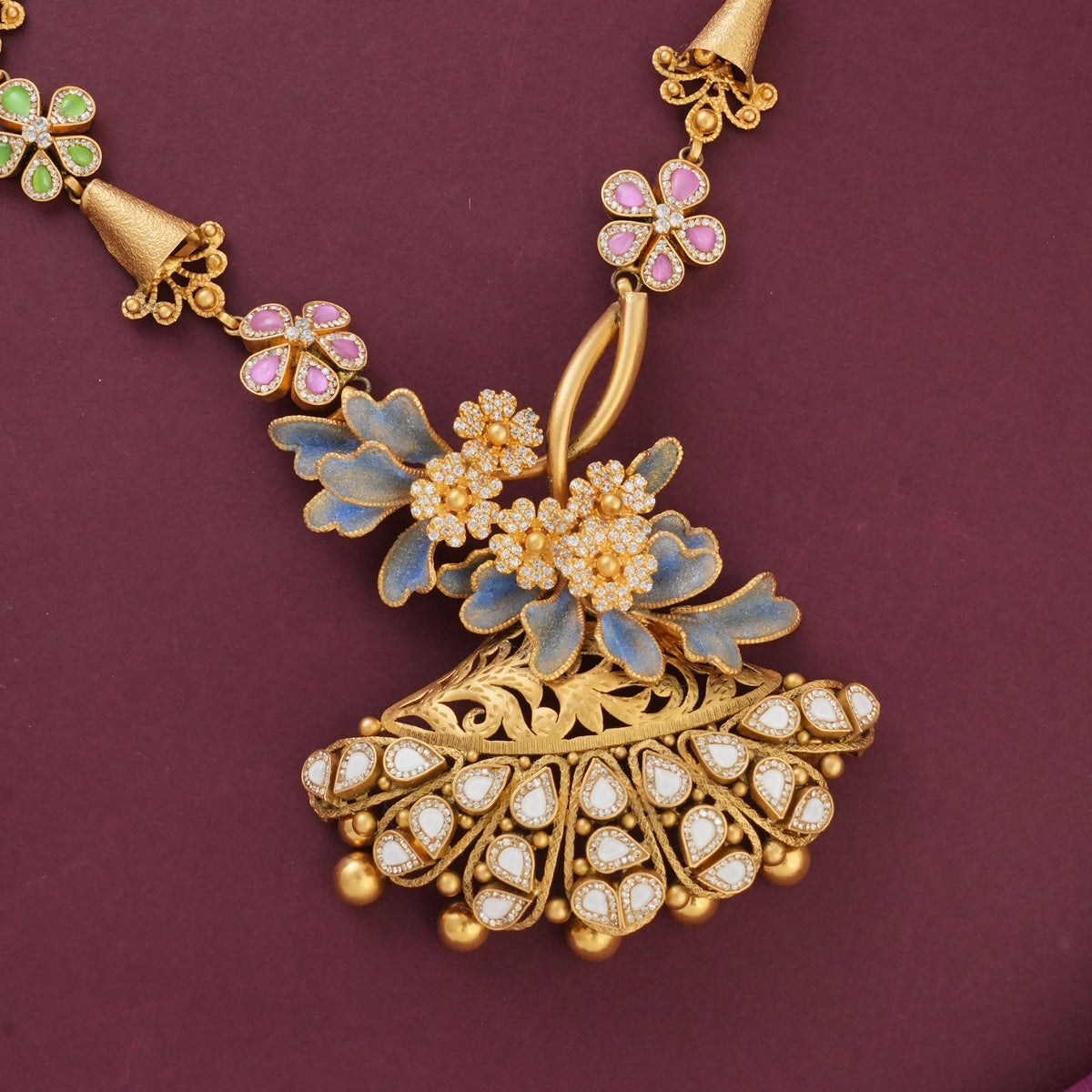 Amazing Antique Long Necklace Set