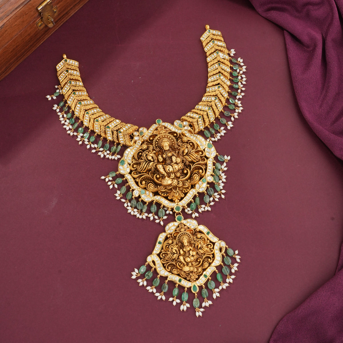 Divine Charm Antique Long Necklace