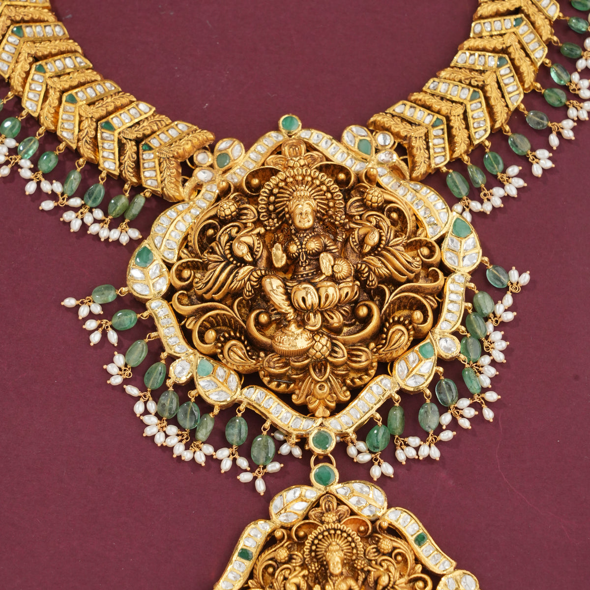 Divine Charm Antique Long Necklace