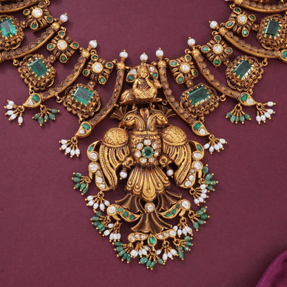 Enchanting Aura Antique Short Necklace