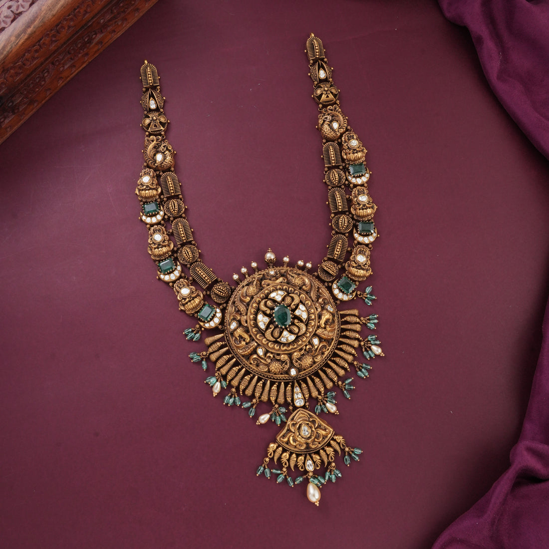 Entrancing Antique Long Necklace