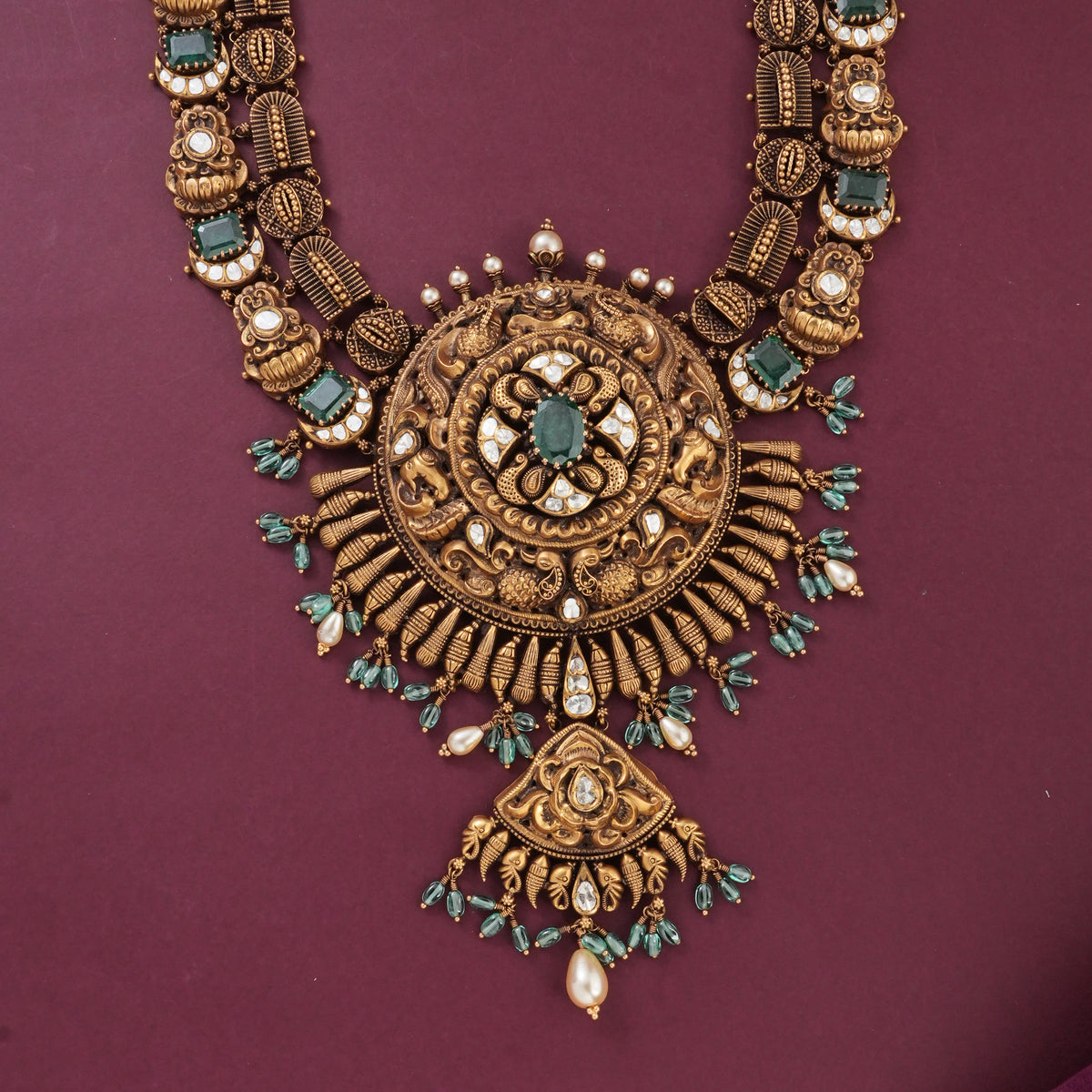 Entrancing Antique Long Necklace