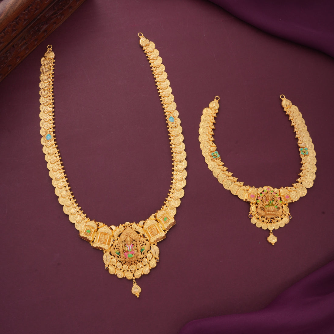 Lakshmi Devi Short &amp; Long Necklace