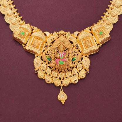 Lakshmi Devi Short &amp; Long Necklace