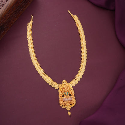 Lakshmi Gold Long Necklace