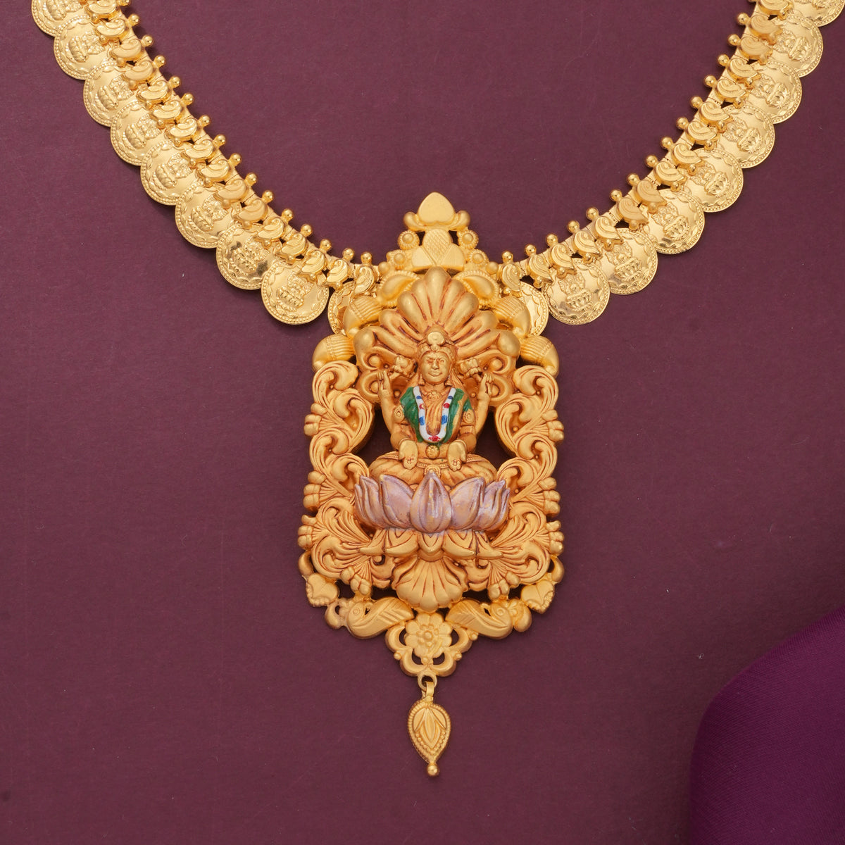 Lakshmi Gold Long Necklace
