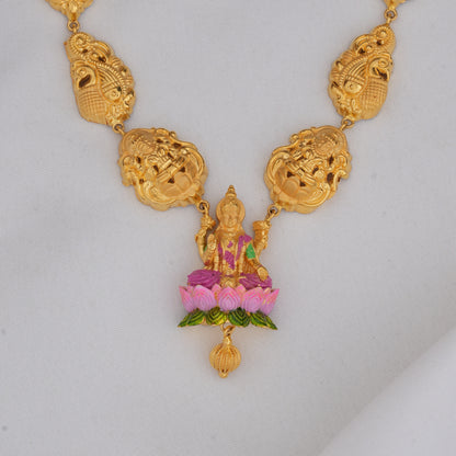 Divine Lakshmi Short Necklace