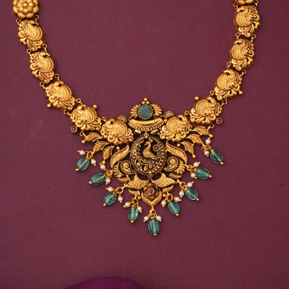Majestic Antique Short &amp; Long Necklace Set