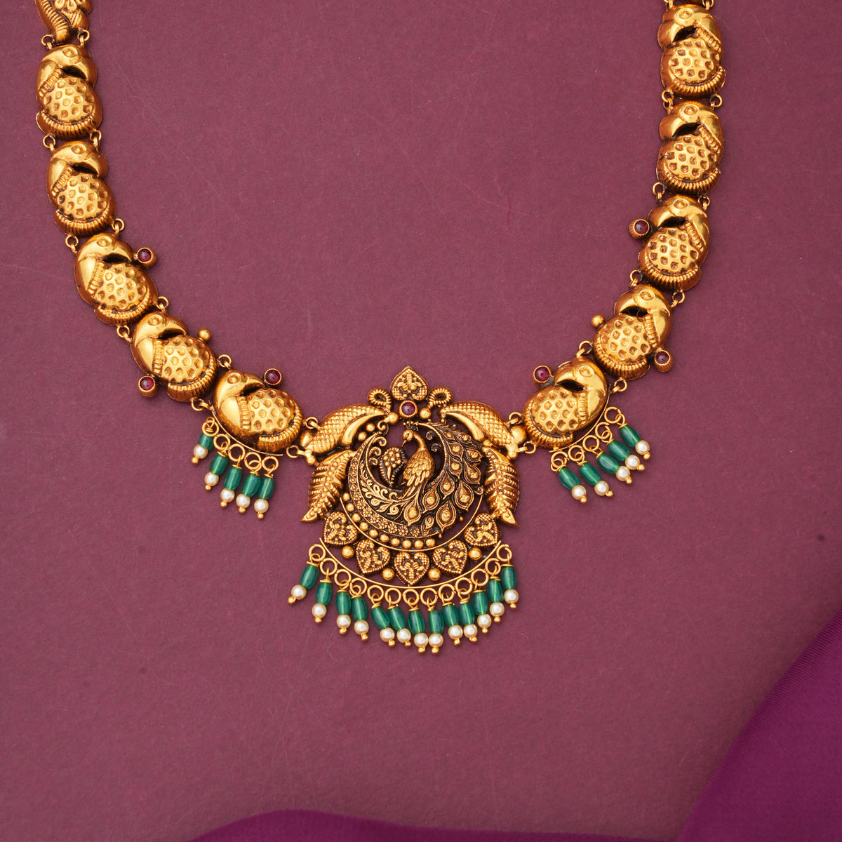 Dazzling Antique Short &amp; Long Necklace Set