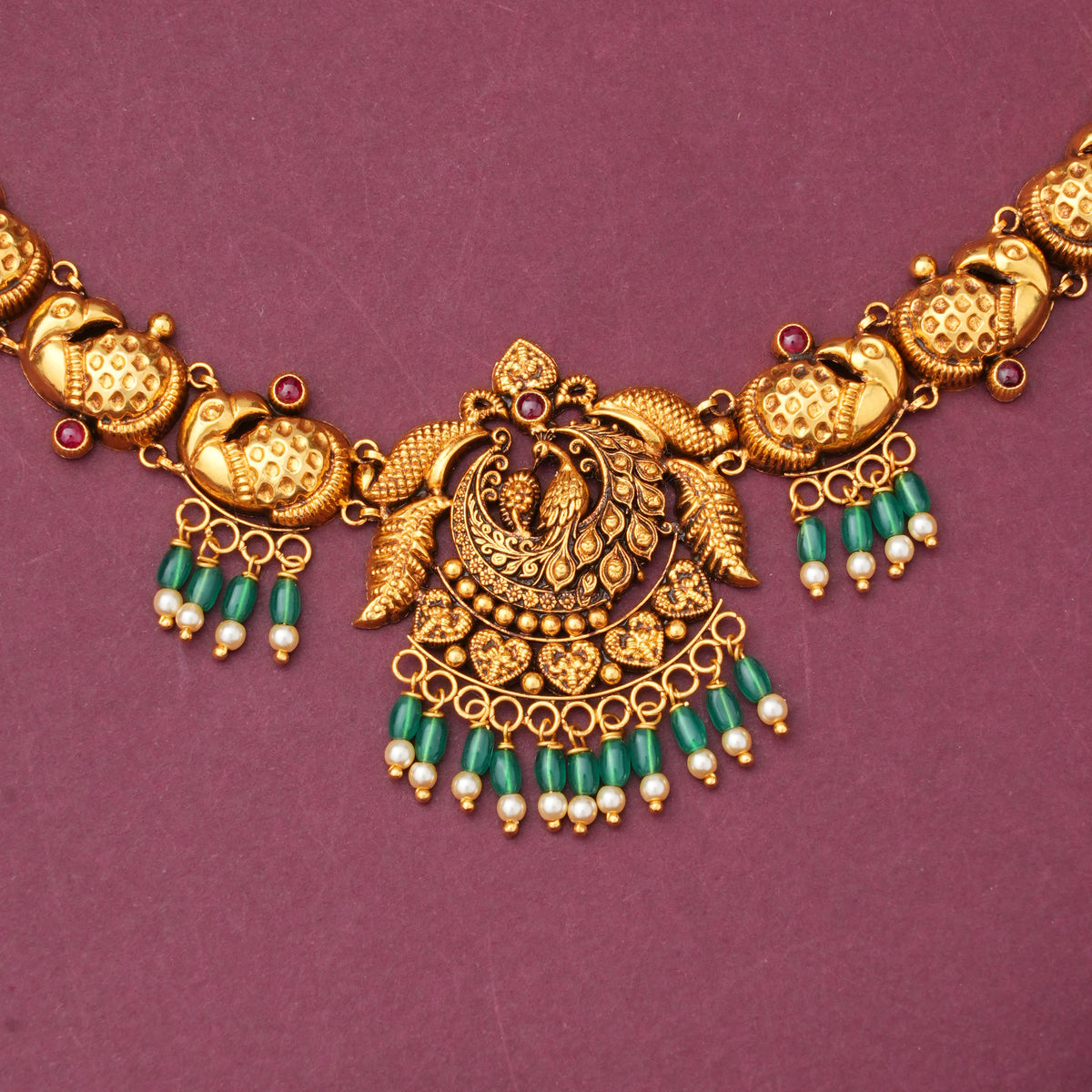 Dazzling Antique Short &amp; Long Necklace Set