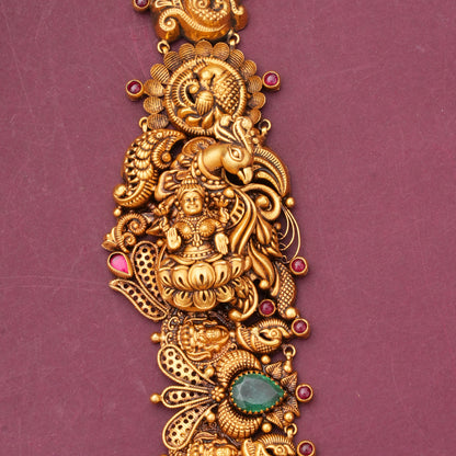 Charming Antique Long Kaasu Maalai Necklace