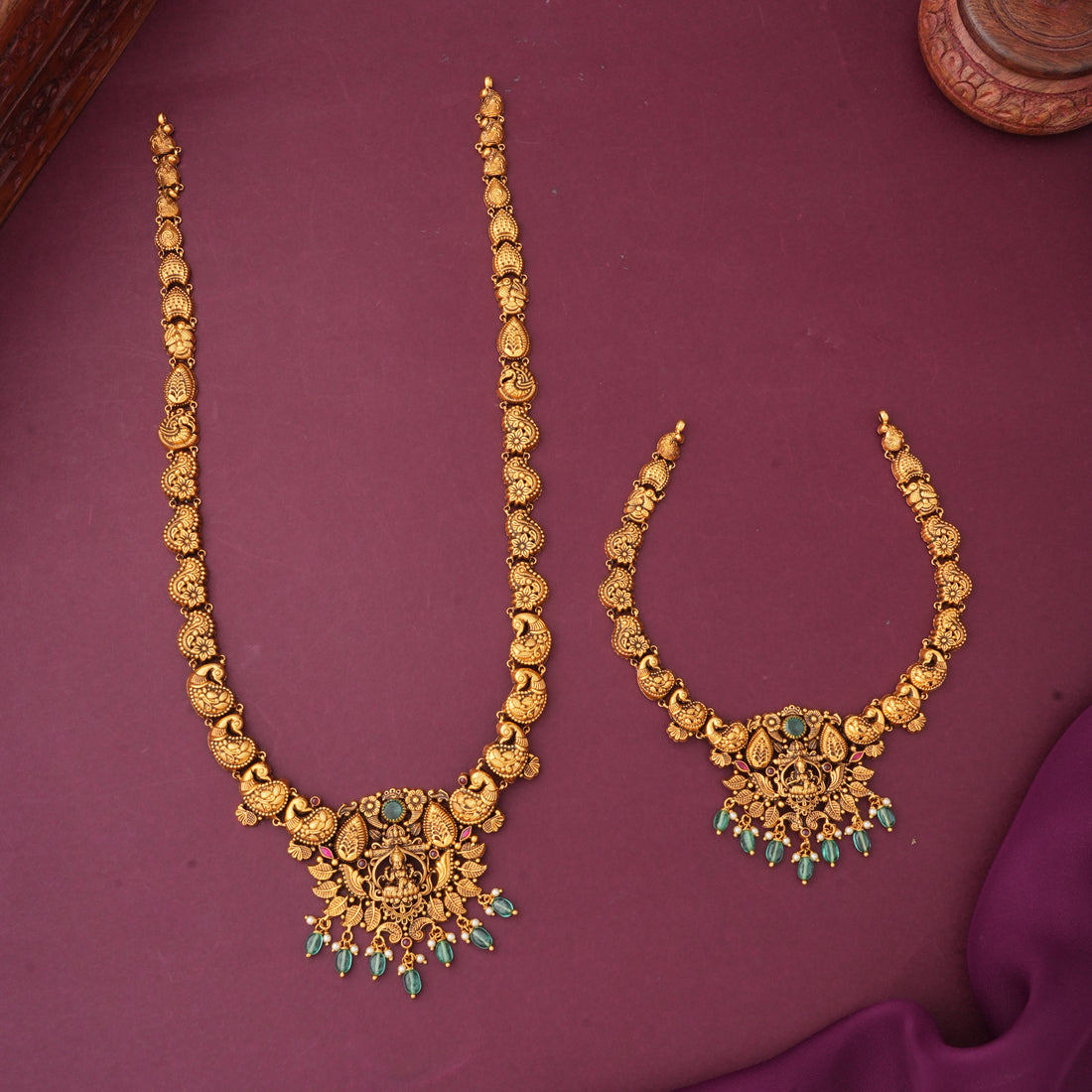 Unique Antique Short &amp; Long Necklace Set