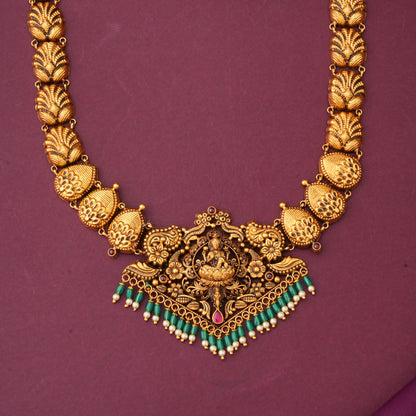 Anvikha Charm Antique Short &amp; Long Necklace Set