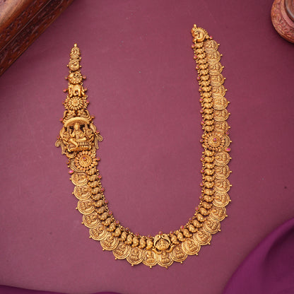 Antique Long Kaasu Maalai Necklace