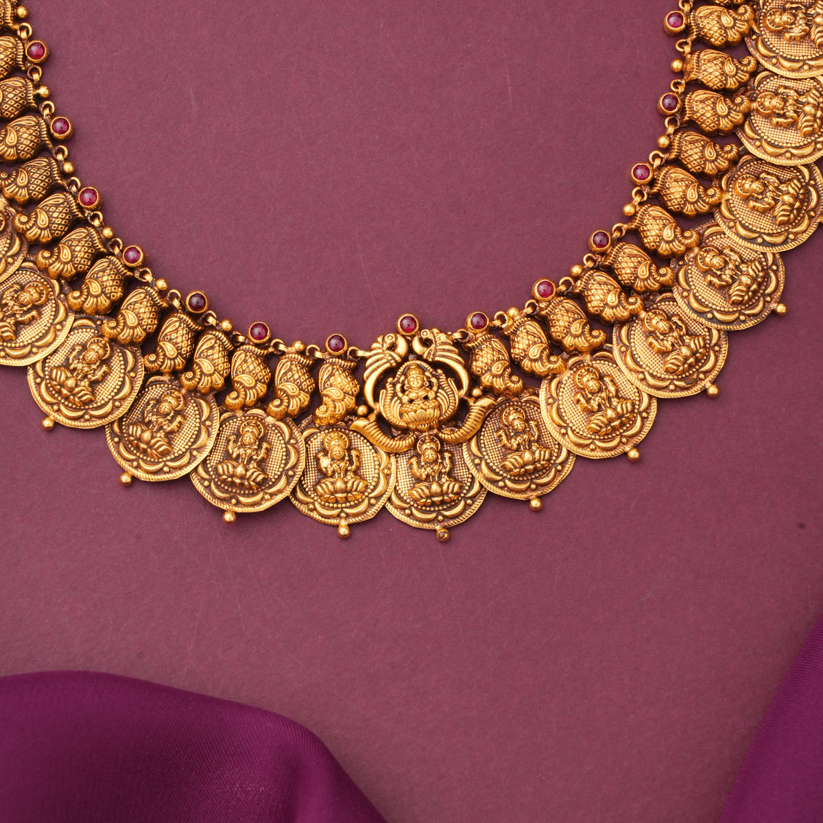 Antique Long Kaasu Maalai Necklace