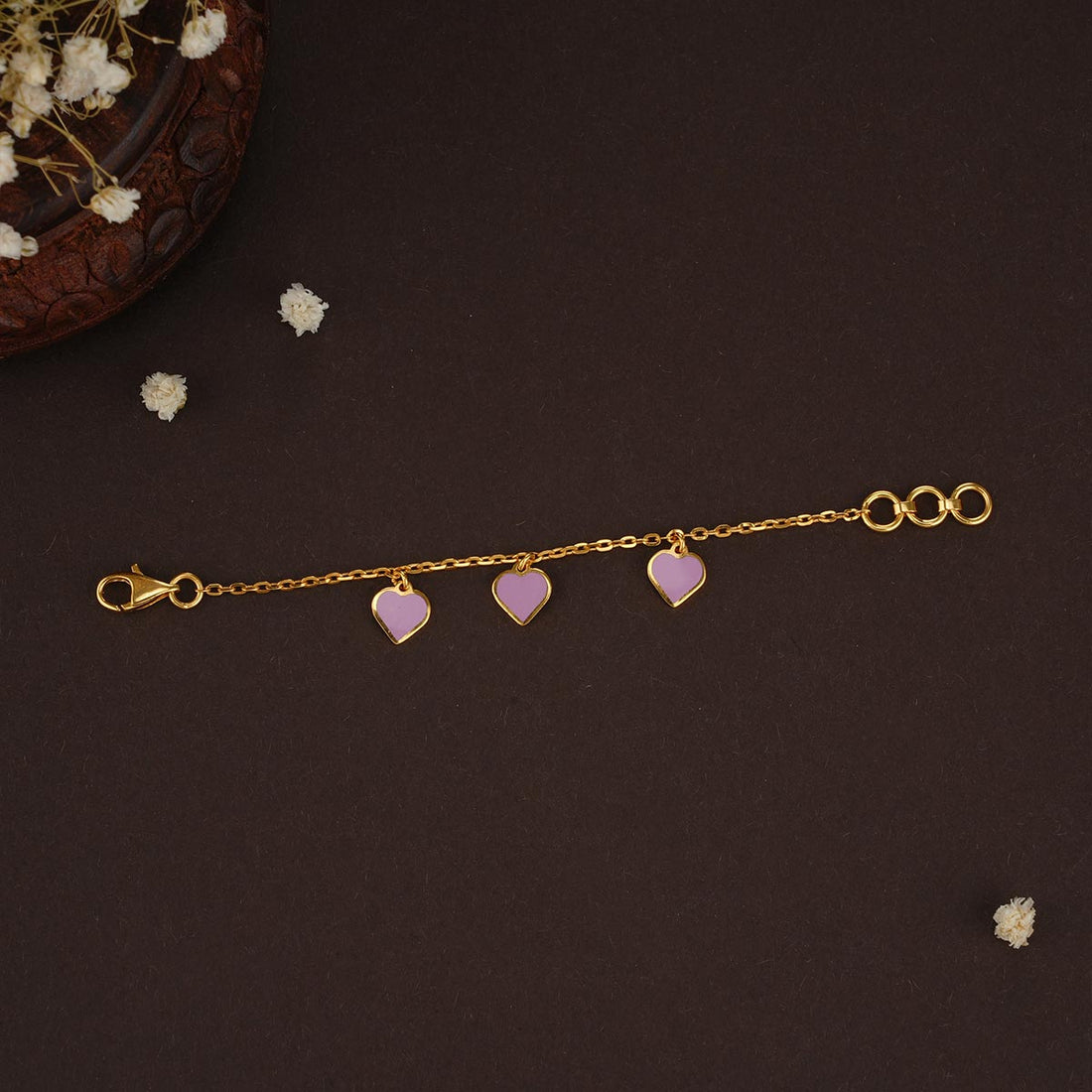 Pink Heart Kids Bracelet