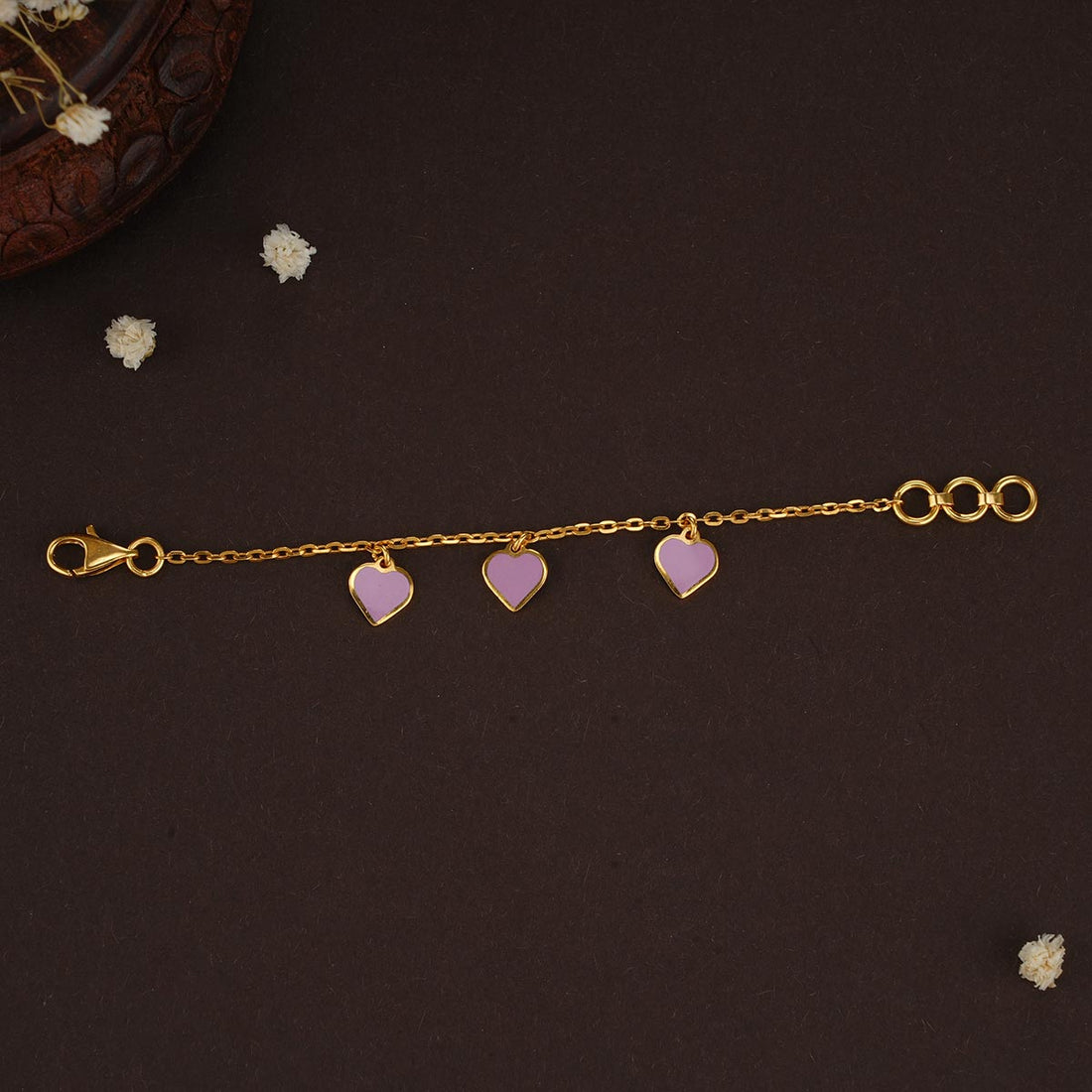 Pink Heart Kids Bracelet