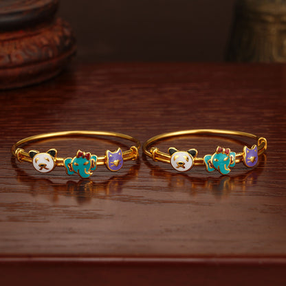 Cute Elephant Adjustable Bracelet